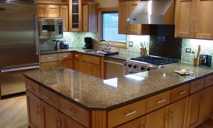 Tropical Brown Granite Kitchen Countertop at Best Price London | Flakeads