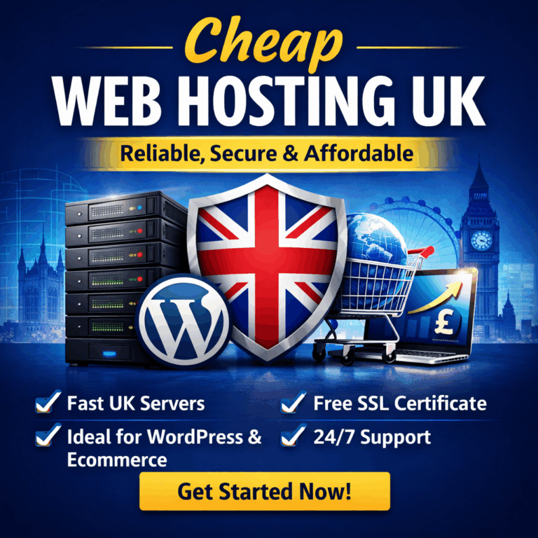 Cheap Web Hosting UK – Reliable, Secure & Affordable Hosting Solutions for British Websites